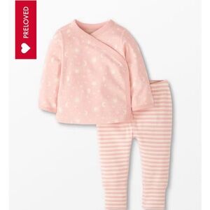 Hanna Andersson Layette Wrap Top and Pants Set